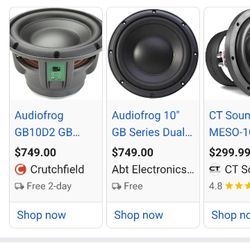 AUDIO FROG GB10 D2 500-1K RMS