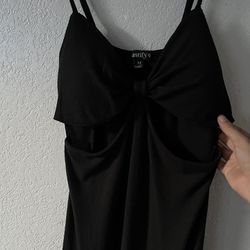 Black Long Slip Dress