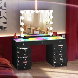 Brand new elegant rgb led vanity set