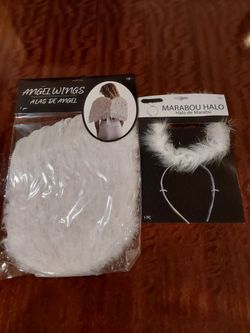 Halloween angel wings