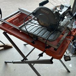 Rigid tile Saw