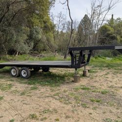 26' 5th Wheel Flat Bed Trailer 