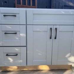 Blue Grey Bathroom Vanity 