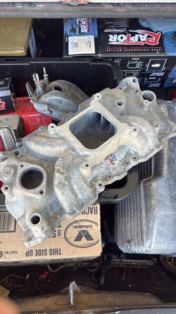 Sbc intake and oil pan