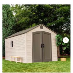 Lifetime 8 ft. x 12.5 ft. Resin Outdoor Storage Shed