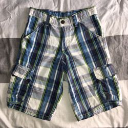 Wrangler boys plaid shorts size 8 regular