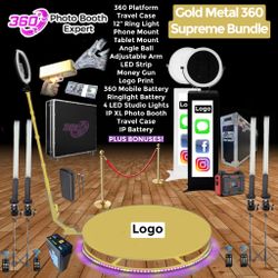 360 video spinning booth