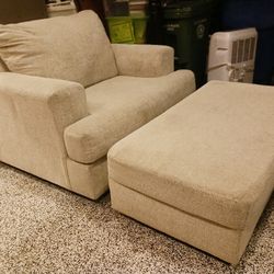 SOFA CHAIR and OTTOMAN