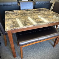 Espresso 5pc Dining Set