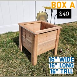 Cedar Planter Boxes - Prices On Photos