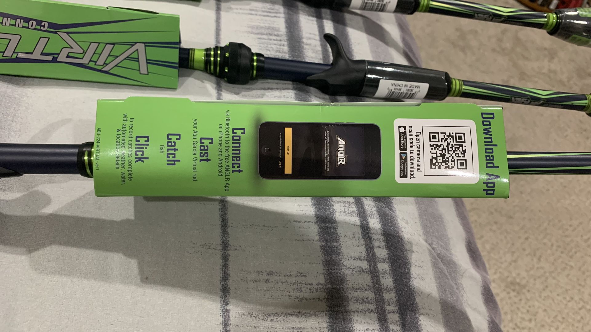 Bluetooth Abu Garcia Virtual Casting Rod Abu Garcia Virtual 7'3