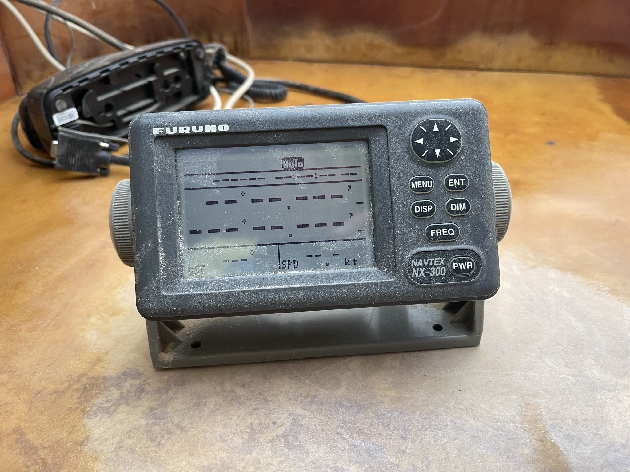 Furuno NX-300 Navtex Receiver Display