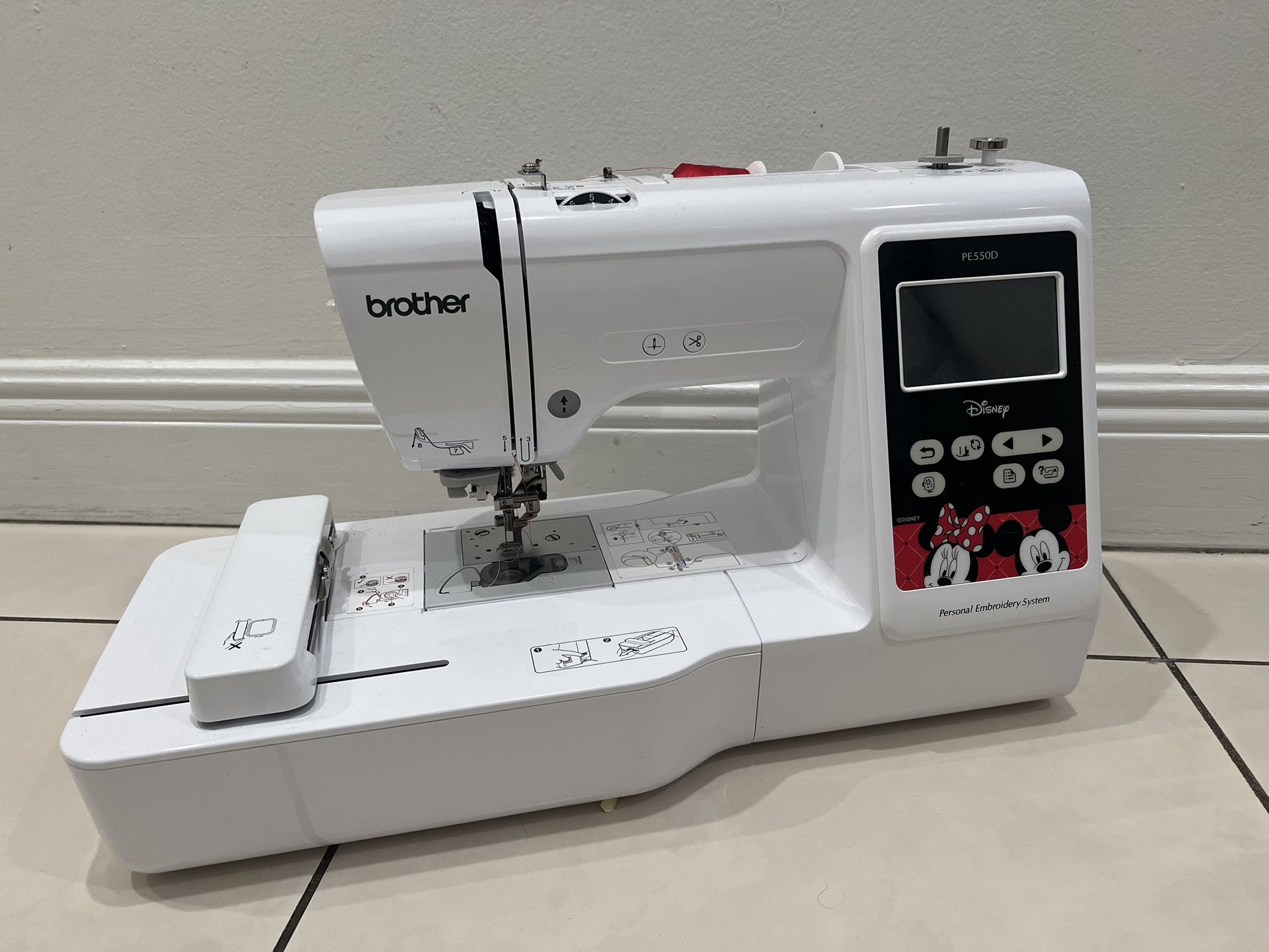 Brother PE550D  4 in x 4 in Embroidery Machine with Disney