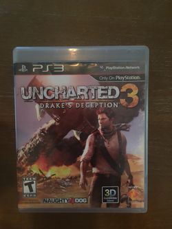 Sony PlayStation ps3 uncharted 3