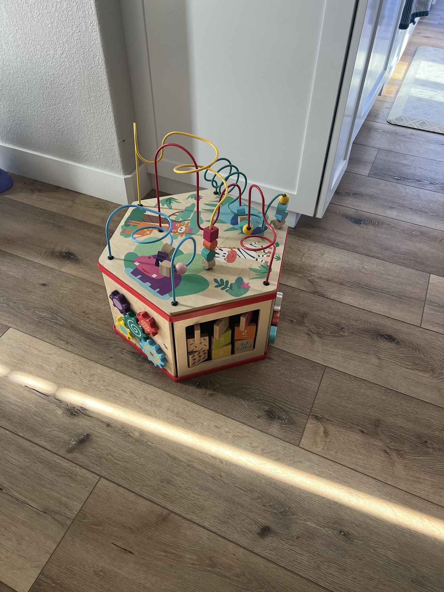 Wooden Activity Cube 