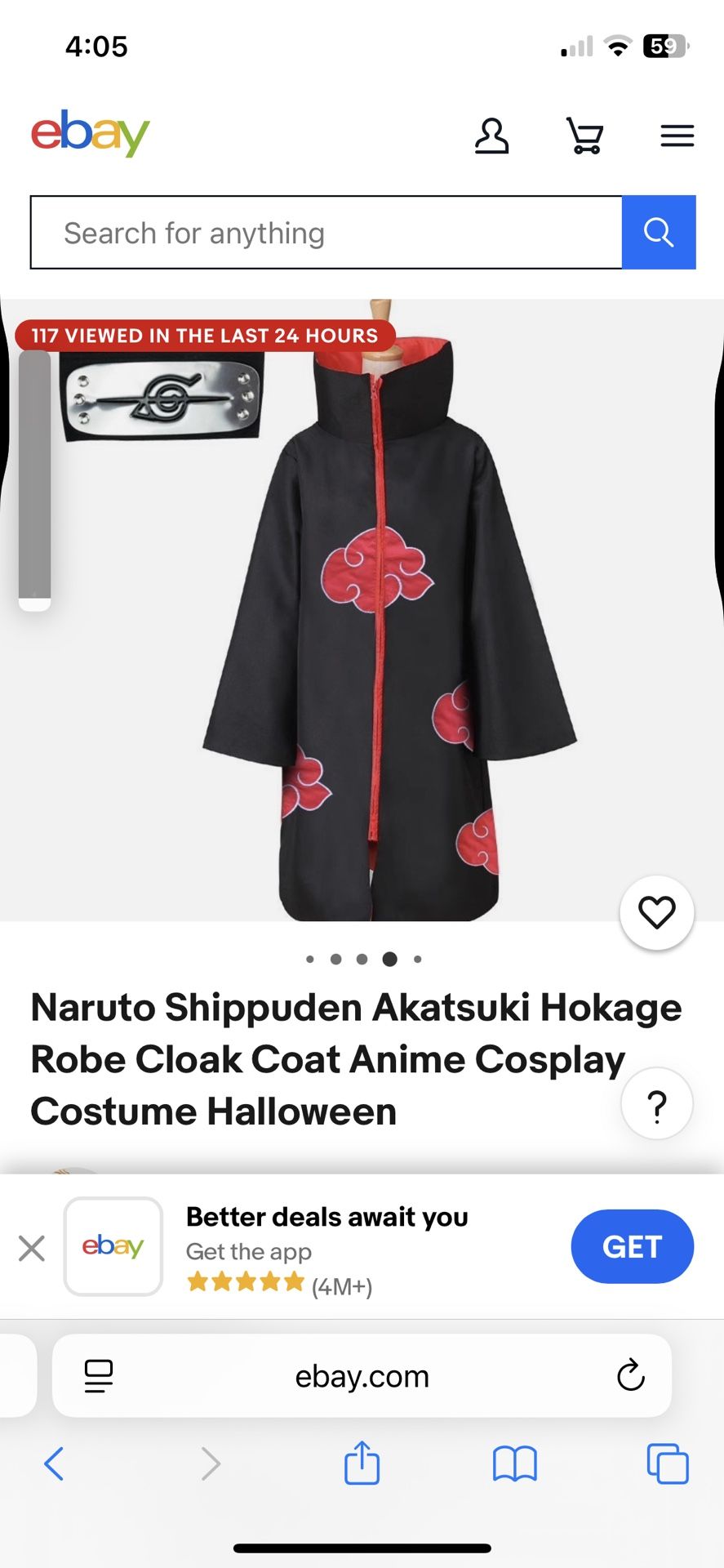 Naruto Costume Adult And Kid Size Available