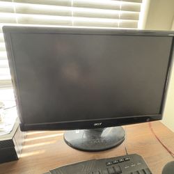 Acer Monitor + Dell Computer Package