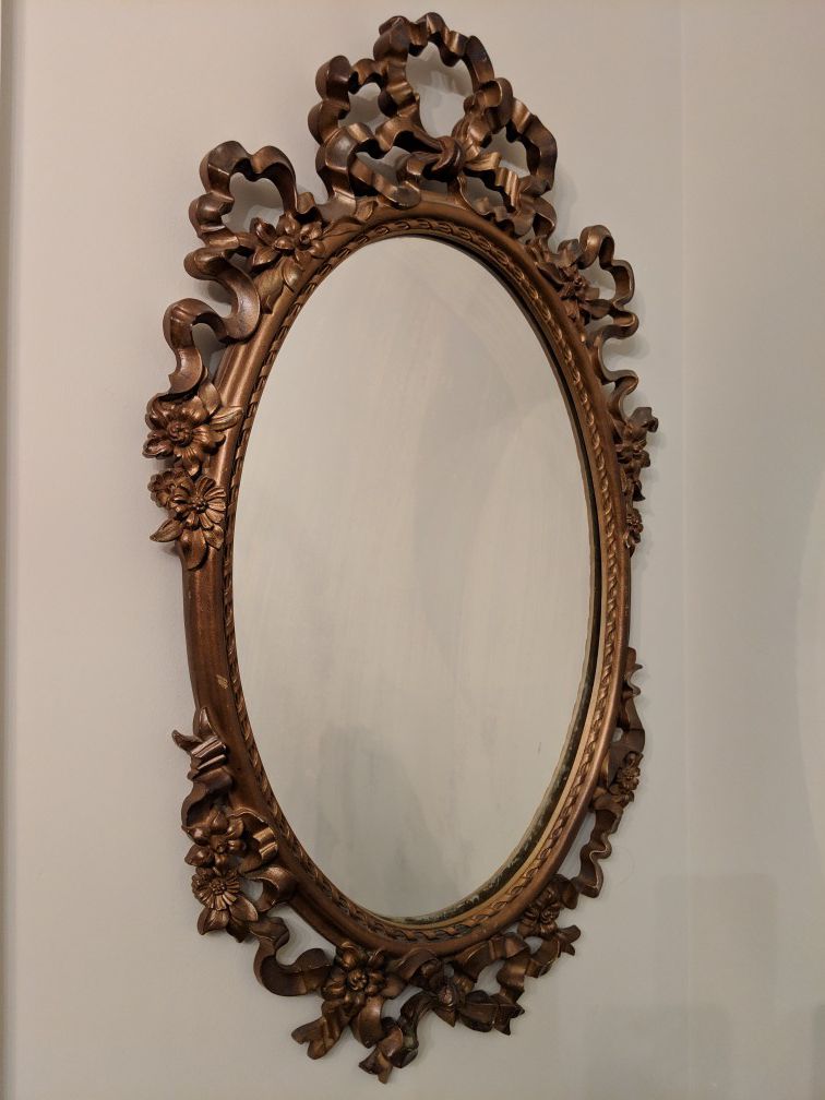 Antique mirror rococo baroque
