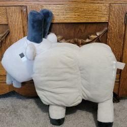 Mincraft Goat Pillow Buddy, Used Like New, 15" Tall