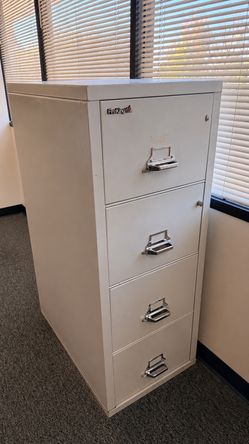 4 FireKing Vertical Filing Cabinets