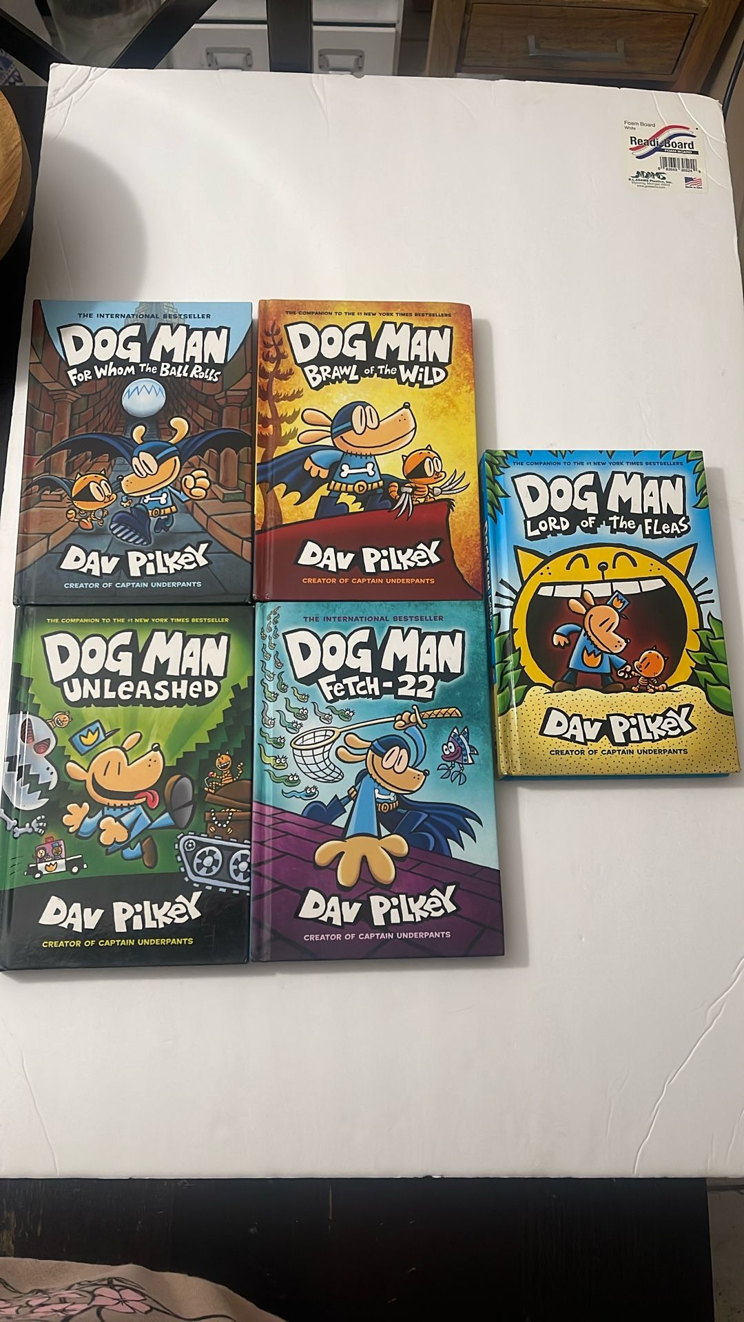 DOG MAN BOOKS By Dav Pilkey