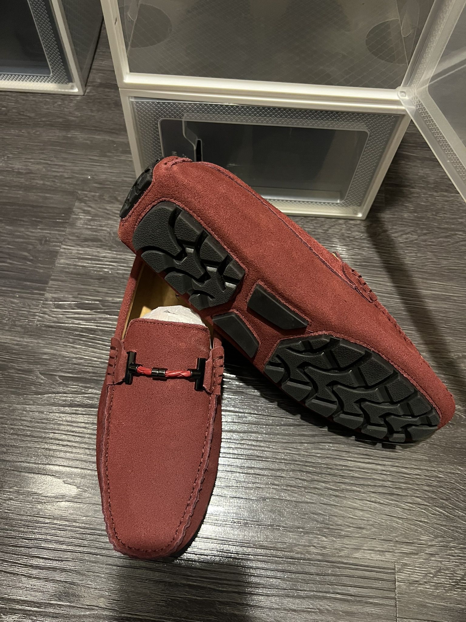 YLDSGS Loafers in Burgundy