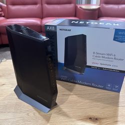 NETGEAR Nighthawk Cable Modem and WiFi 6 Router Combo (CAX80)