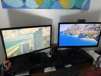 2 Monitor Samsung 23 And 22 Inches