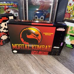 Mortal Kombat Super Nintendo CIB 