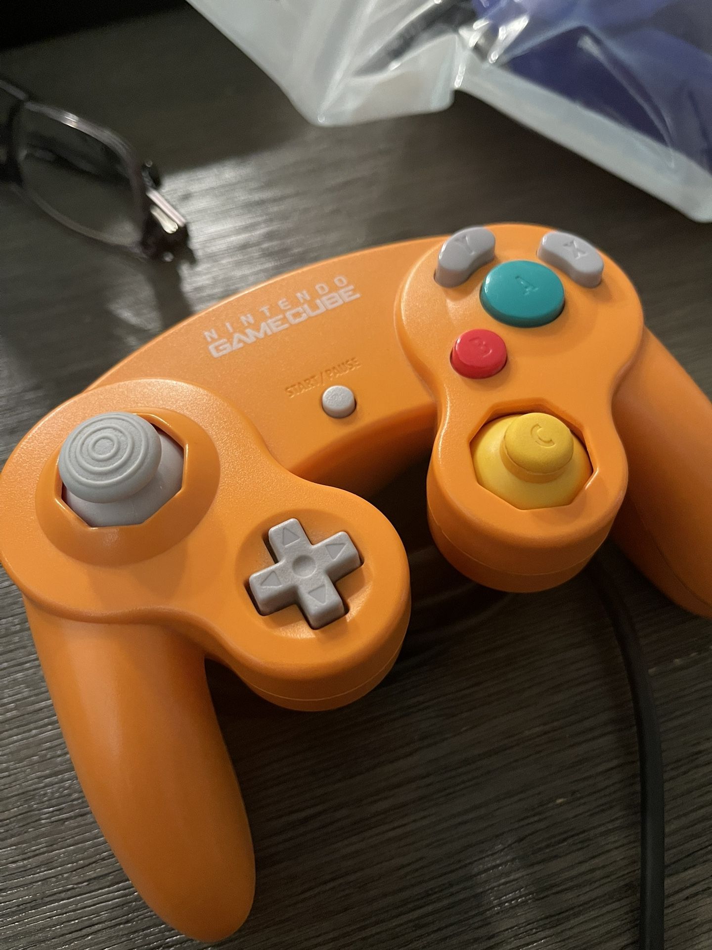 Japanese Orange GameCube Controller Original.