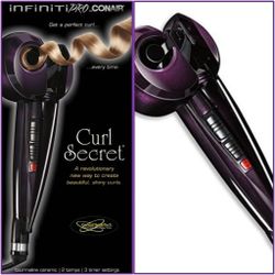 NEW AS SEEN ON TV CONAIR INFINITI PRO CURL SECRET CURLING IRON HIGH END HAIR STYLING TOOL