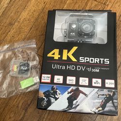 4K Sports Camera With 32 G Memory Card