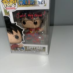 Signed One Piece Luffy Funko Pop!