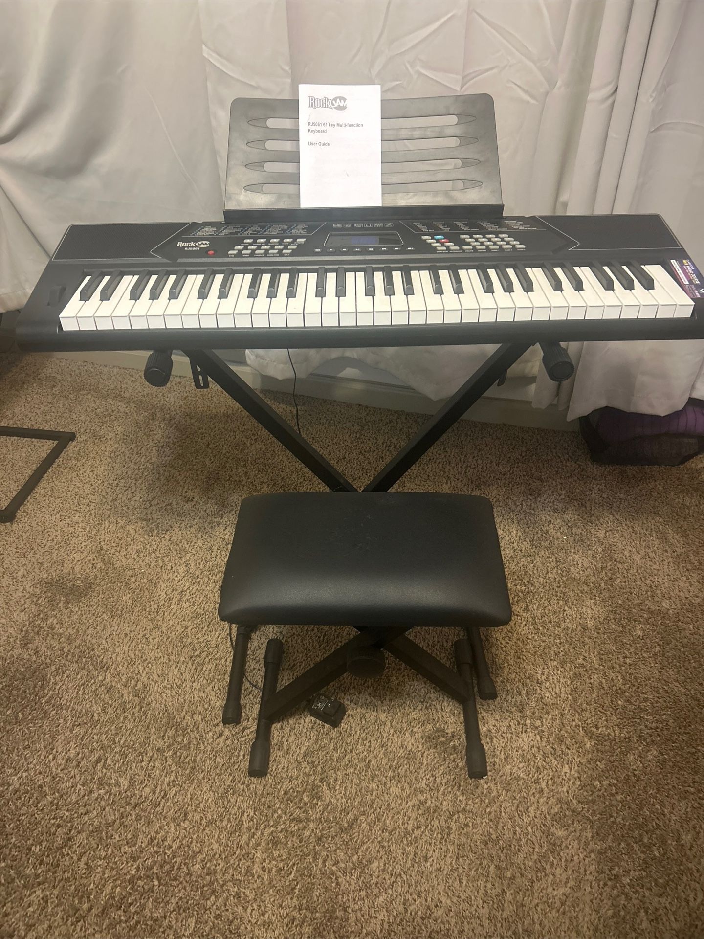 Keyboard $75 Rock jam RJ5061