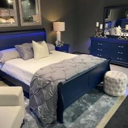 Queen Bedroom Set In Stock For Immediate Delivery 