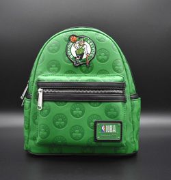 Loungefly NBA Boston Celtics Logo Mini Backpack Basketball