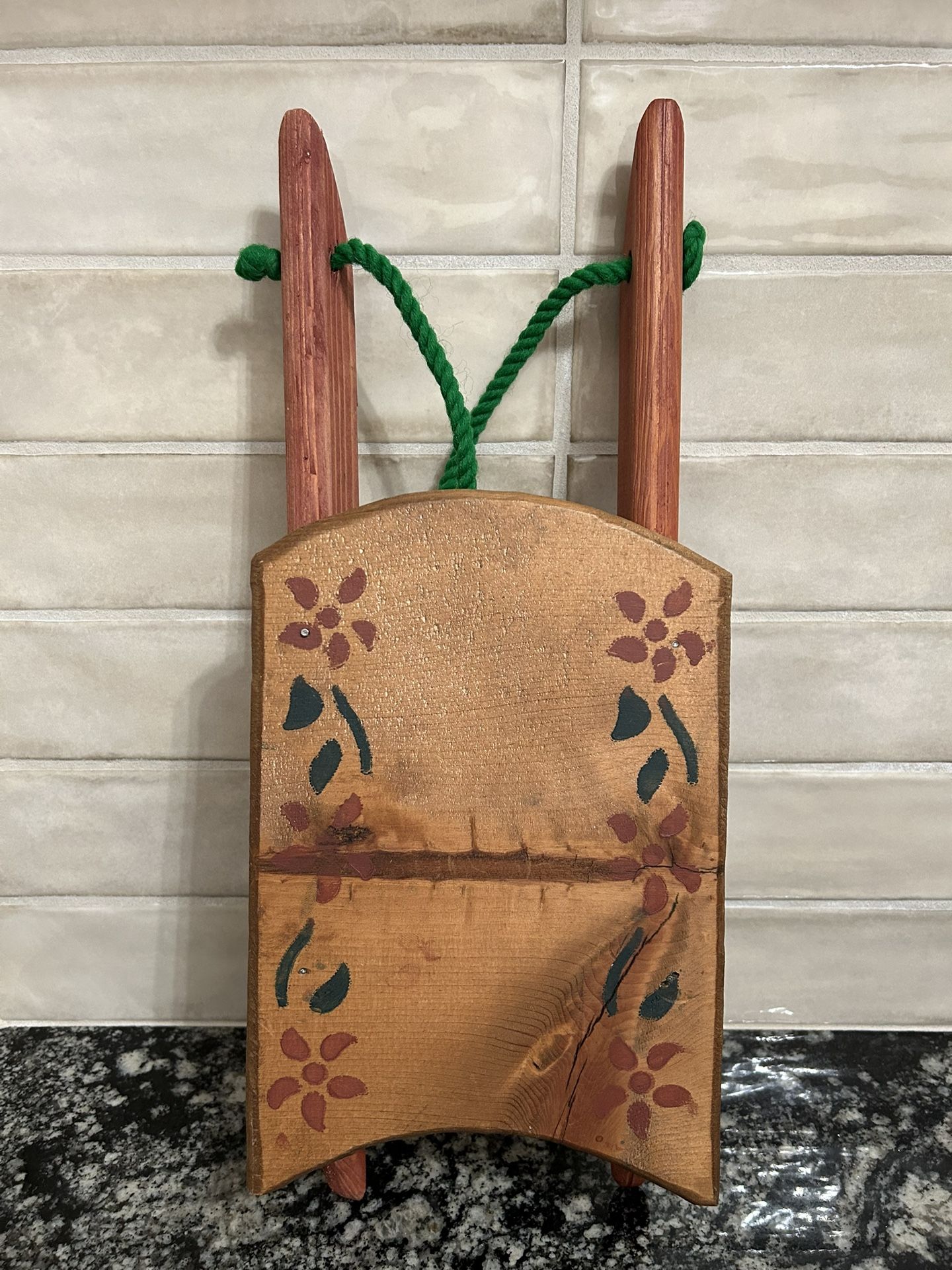 Custom Made Wood Decorative Sleigh