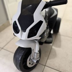 BMW electric kids' ride-on motorcycle. 