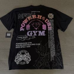 Powerhouse Gym x Darc Sport “Wolves Bodybuilding Club” Limited Edition Tee – #397/1000 – Size M – NWT