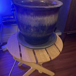 Large Plant Pot And Stand