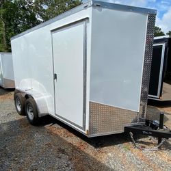 New 6x12 HD Tandem Enclosed Trailer 