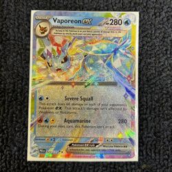 Pokémon Vaporeon ex — SV 023/131 — Pack Fresh (NM/M) Tera Full Art Pokemon