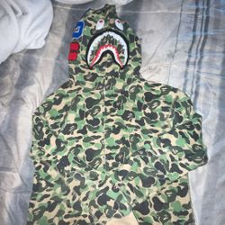 Bape Tiger Camo Full Zip Hoodie