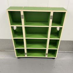 Wooden Green Foldable Storage