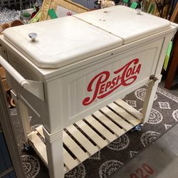 80 quart Pepsi-Cola patio cooler