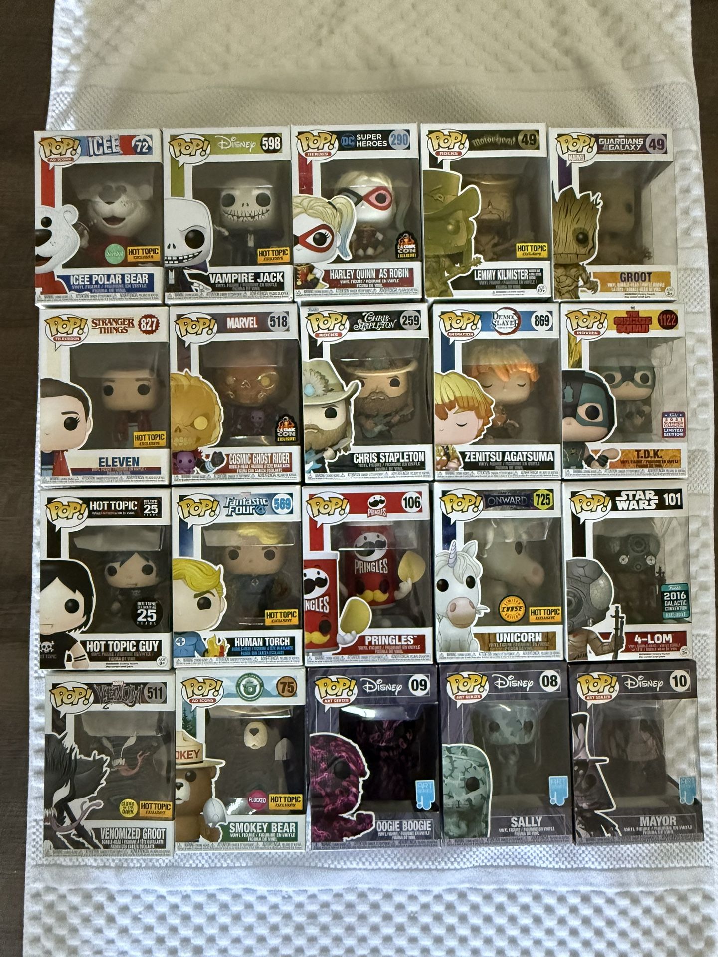 Funko Pop Hot Topic Exclusives