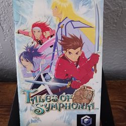 Tales of Symphonia Nintendo GameCube Instruction Manual Only Excellent Condition