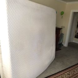 Gel King mattress with split box spring 