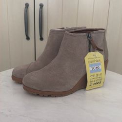 TOMS Wedge Booties