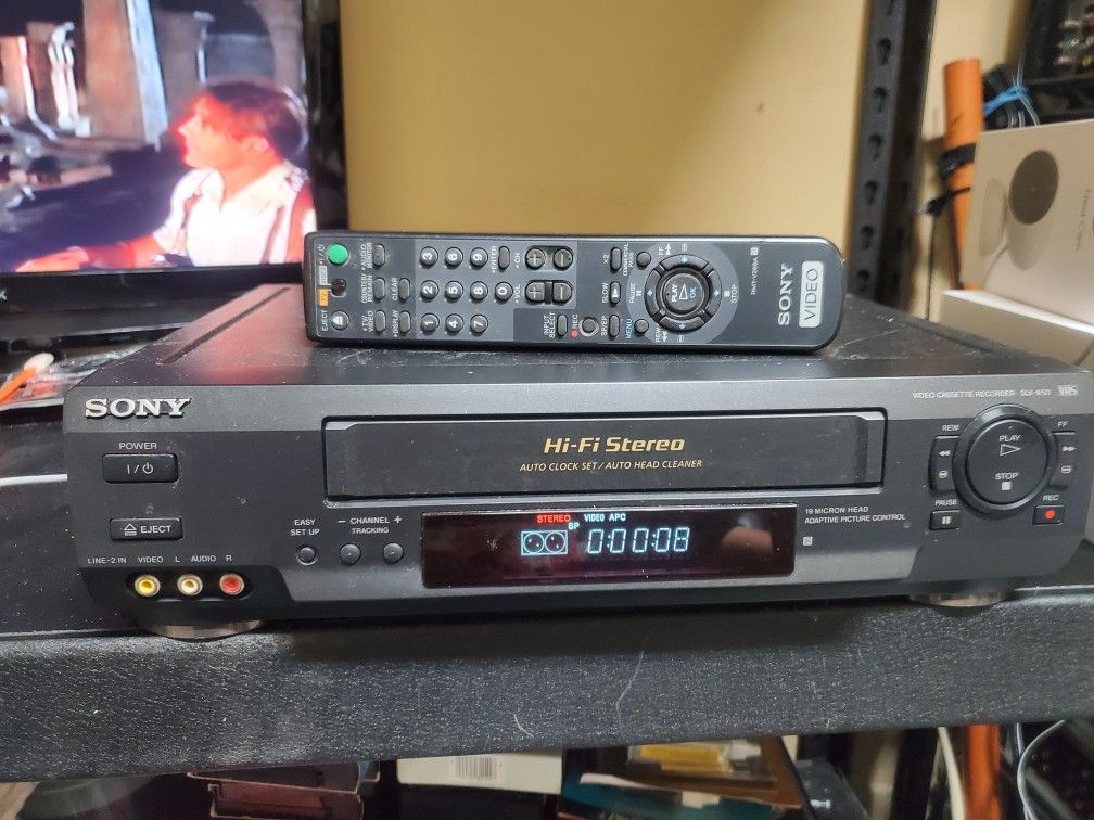 Sony Vcr With Remote